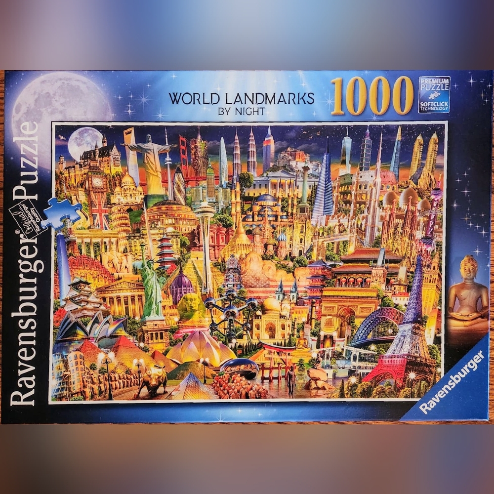 Ravensburger 1000 PC's world landmark puzzle